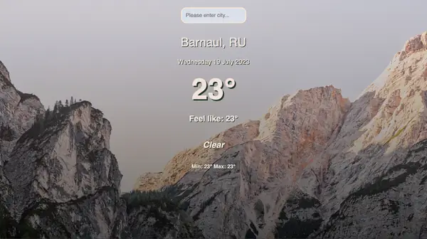 Weather App